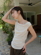  Soft Drape Sleeveless (Oatmeal)