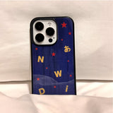 【MADE】レトロ トーキョーミッドナイトネイビー iPhoneケース [Glossy Glass/Magsafe]