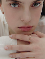 26SS★ Ice Block Silver Ring S