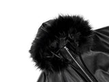Keysia Fur Leather Jumper
