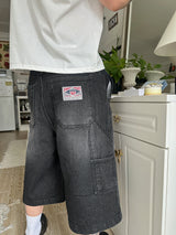 No.1227 patch denim bermuda SHORTS (3color)