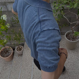 ASCLO Pigment Collar Short Sleeve Knit (5color)