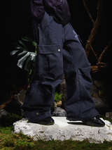 24AW ザクリサリステンスミューズツートンウォーカーガンメタルパンツ