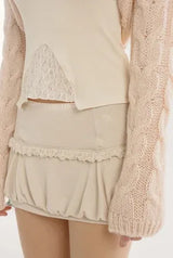 Jam balloon skirt - beige