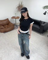 Riden layered crop top