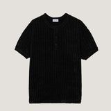 ASCLO Velour Henry Neck Muscle Short Sleeve T (4color)