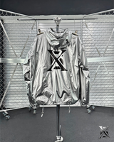 6X Shirring Detail Jacket (Silver)