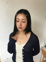 クレメンタインシルバーボールネックレス (2color)