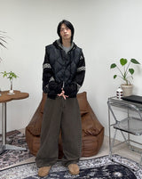 Liden Cowichan Knit Hooded Zip-Up