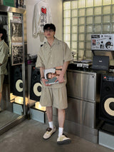 [A-P9957] カントナイロンタックショートパンツ (3色)