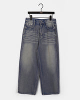 [MADE] Rabat Hem Snap Wide Denim Pants