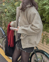 Wool buckle jumper