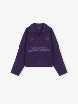 OVERSIZED PRINTED FLEECE