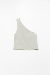 one shoulder sleeveless top(4colors)