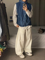 アノラックデニムベスト　３色