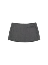 クラシックパッデドミニスカート (GREY)