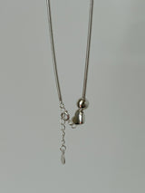 Swing heart bracelet (silver)