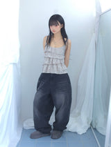 Texture Shirring Jumper