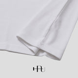 [HFORUS MADE]Forus Uネックハーフスリーブス イン ホワイト