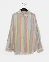  Karia see-through Stripe Shirt