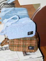 Cute Large Capacity Cosmetic Bag Partitioned Layered Travel Storage Bag