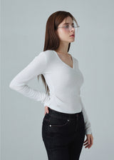 Ruched Shirring Tee
