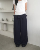 Polan Frill Skirt Nylon Pants