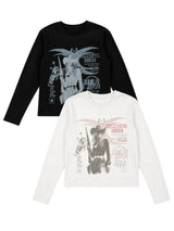 SEXXDEVIL "COMBAT" Graphic LS TEE