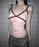 シュガー レース スリーブレス (4colors)