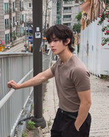 Wave Pig Half Zip Short Sleeve T-shirt