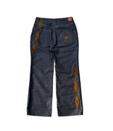[Hand-Made「006」] Argyle Patch Pants_Denim&Brown