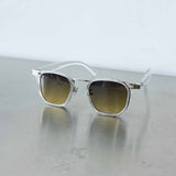 Crystal Tea Gradient Square Sunglasses