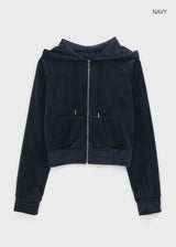 [MADE] Kubo Mink Velour Hooded Zip-up (Set Available)