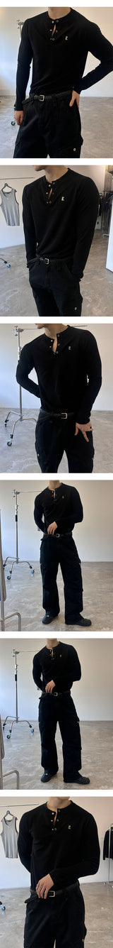[MADE] Raglan muscle henry neck sleeves
