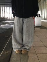 Mono ケーブルキルトワイドパンツ (4c)