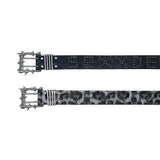 SEXXDEVIL Leopard Print Belt