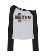 cross raglan t (off white)