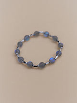シルバー925ブルームーンヘマタイトブレスレット