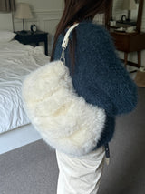 2way puppy bag white