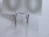shimmer ring earrings
