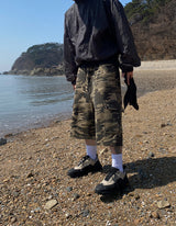 No.1219 D camo bermuda SHORTS (3color)