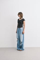 lace sc t (dark grey)