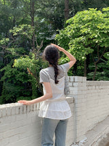Simple & Basic Round Short Sleeve T-shirt (6color)
