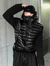 Romtel Dark Black Lightweight Padding + Black Knit