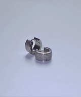 Surgical Steel Shining pearl ring earrings