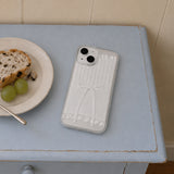 ribbon cushion gel hard case