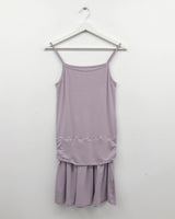 カーンサイドシャーリングスリーブレスワンピース (3color)