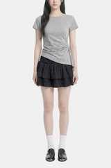 Serea Side Shirring Top