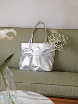 Easy ribbon bag_silver