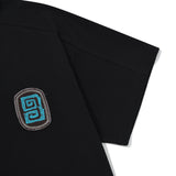 Fuzzy half T-shirts / Black